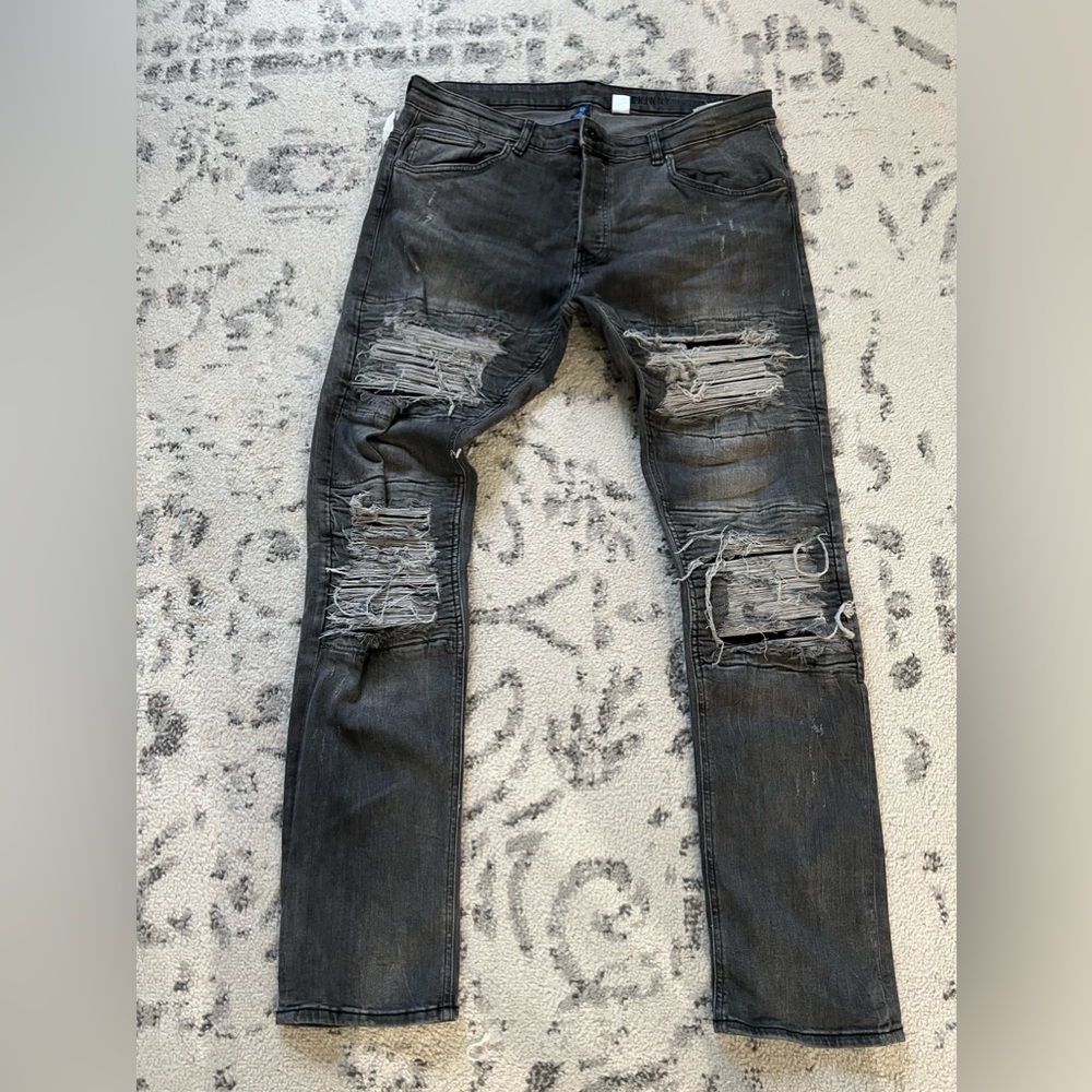 Slim fit black jeans